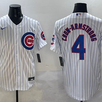 Men's Chicago Cubs Pete Crow-Armstrong #4 White Home Replica Player Jersey