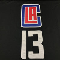 Men's LA Clippers Paul George #13 NBA Black Classics Jersey1