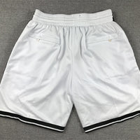 Men's Brooklyn Nets White Pocket Shorts1