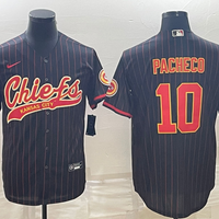 Men's Kansas City Chiefs Isiah Pacheco #10 Black Player Jersey1 Joint Edition