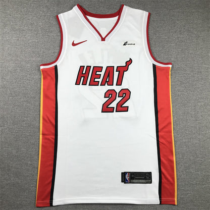 Men's Miami Heat Jimmy Butler #22 NBA Swingman 2023 Jersey1 White