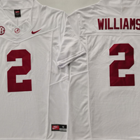 Men's Alabama Crimson Tide Ryan Williams #2 White Game Jersey