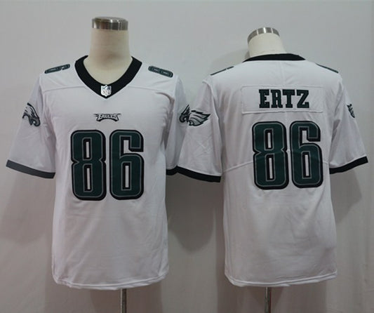 Men's Philadelphia Eagles Zach Ertz #86 White Game Jersey1