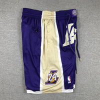 Men's Los Angeles Lakers Purple Hall of Fame Pocket Shorts1