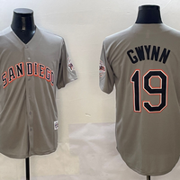 Men's San Diego Padres Tony Gwynn #19 Gray Limited Player Jersey1