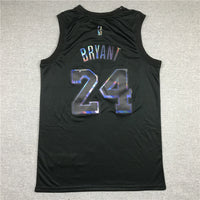 Men's Los Angeles Lakers Kobe Bryant Black #24 Swingman Jersey1