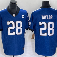 Men's Indianapolis Colts Jonathan Taylor #28 Blue Vapor F.U.S.E. Limited Jersey1