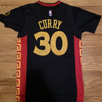 Men's Golden State Warriors Stephen Curry #30 Chinese New Year Jersey1