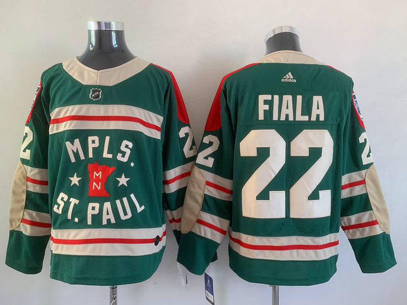 Men's Minnesota Wild Kevin Fiala #22 Green Breakaway Player Jersey1