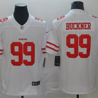 Men's San Francisco 49ers DeForest Buckner #99 White Game Player Jersey1