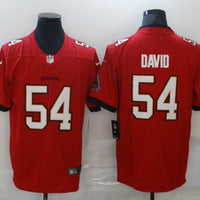 Men's Tampa Bay Buccaneers Lavonte David #54 Red Game Player Jersey1