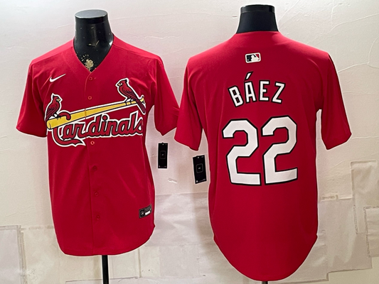 Men's St. Louis Cardinals Joshua Baez #22 Red Limited Player Jersey