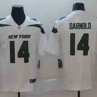 Men's New York Jets Sam Darnold #14 White Game Jersey1