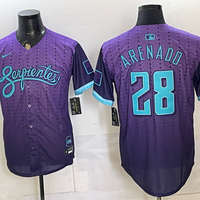 Men's Arizona Diamondbacks Nolan Arenado #28 Purple 2025 City Connect Limited Player Jersey