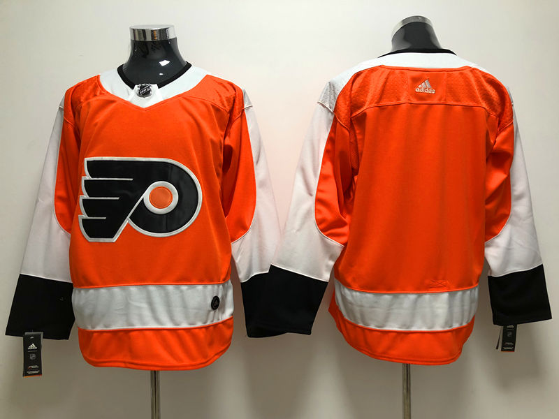 Men's Philadelphia Flyers Burnt Orange Home Premier Breakaway Blank Jersey1
