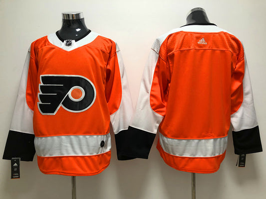 Men's Philadelphia Flyers Burnt Orange Home Premier Breakaway Blank Jersey1