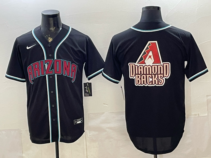 Men's Arizona Diamondbacks Fashion Limited Black Out Jersey