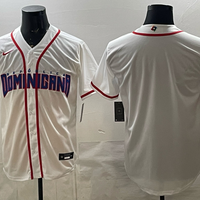 Men's Dominican Republic Baseball White 2026 World Baseball Classic Stadium Jersey