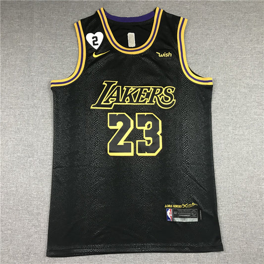 Men's Los Angeles Lakers Lebron James #23 Final Path Jersey1 Stitched