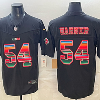 Men's San Francisco 49ers Fred Warner #54 Black Team Game Jersey