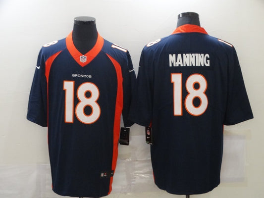 Men's Denver Broncos Peyton Manning #18 Blue Jersey1