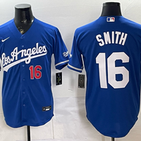Men's Los Angeles Dodgers Will Smith #16 Royal Alternate Replica Jersey