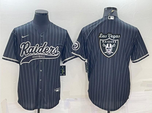 Men's Las Vegas Raiders Black Game Player Jersey1