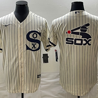 Men's Chicago White Sox Cream Replica Player Jersey1