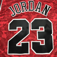 Men's Chicago Bulls Michael Jordan #23 Red 1996-97 Hardwood Classics Authentic Jersey1