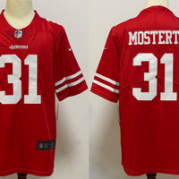 Men's San Francisco 49ers Raheem Mostert #31 Red Game Player Jersey1