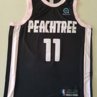 Men's Atlanta Hawks Trae Young #11 NBA Black Swingman Jersey1