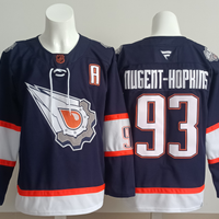 Men's Edmonton Oilers Ryan Nugent-Hopkins #93 Navy Player Game Jersey