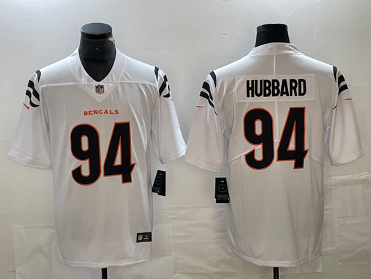 Men's Cincinnati Bengals Sam Hubbard #94 White Game Player Jersey1