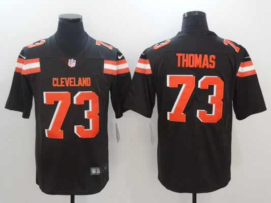 Men's Cleveland Browns Joe Thomas Brown Game Jersey1