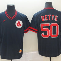Men's Boston Red Sox Mookie Betts #50 Navy Replica Player Jersey1
