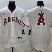 Men's Los Angeles Angels White Alternate Replica Player Jersey1
