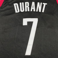 Men's Houston Rockets Kevin Durant #7 Black Swingman Player Jersey - Statement Edition
