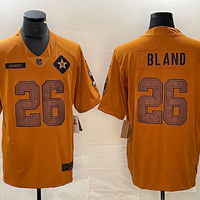 Men's Dallas Cowboys DaRon Bland #26 Brown 2023 Salute To Service Retired Player Limited Jersey1