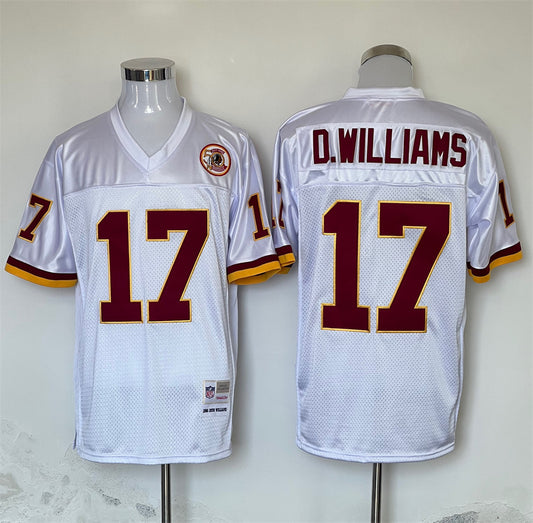 Men's Washington Redskins Doug Williams Mitchell & Ness White Legacy Replica Jersey1