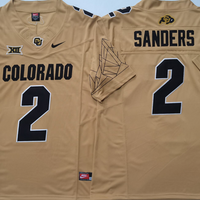 Men's Colorado Buffaloes Shedeur Sanders #2 Yellow Game Jersey