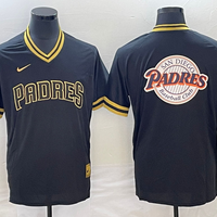 Men's San Diego Padres Black Cooperstown Collection Player Jersey1