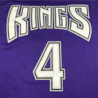 Men's Sacramento Kings Chris Webber #4 purple Retro Jersey1