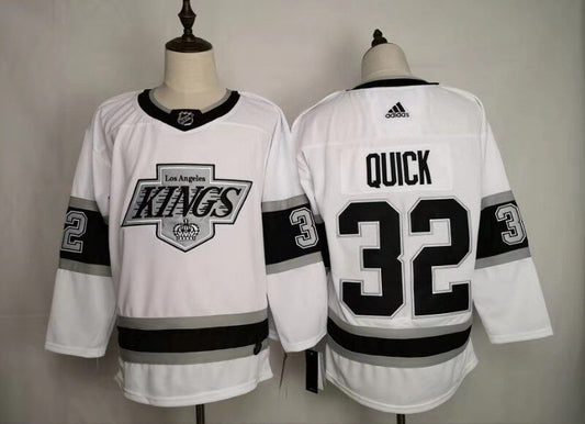 Men's Los Angeles Kings Jonathan Quick #32 White Breakaway Jersey1