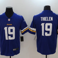 Men's Minnesota Vikings #19 Adam Thielen Purple Jersey1