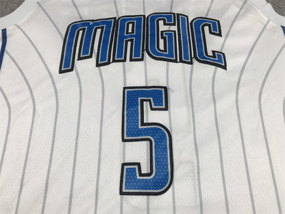 Men's Orlando Magic Paolo Banchero #5 White 2022/23 Fast Break Replica Jersey1 - Association Edition