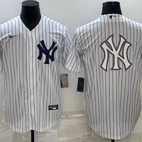 Men's New York Yankees White Home Replica Player Jersey1