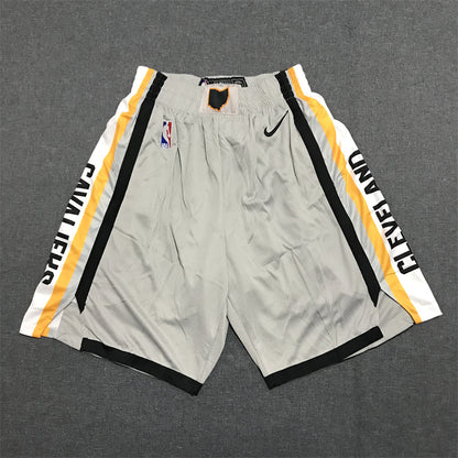 Men's Cleveland Cavaliers Gray Basketball Shorts1