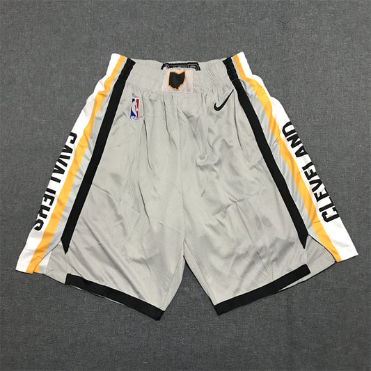 Men's Cleveland Cavaliers Gray Basketball Shorts1