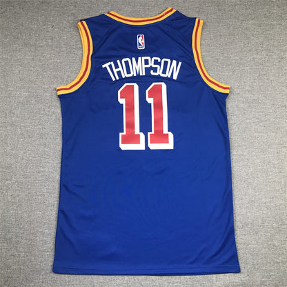Men's Golden State Warriors Klay Thompson #11 Blue Classic Player Jersey1