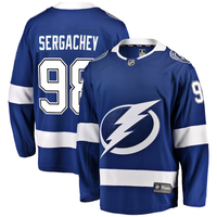 Men's Tampa Bay Lightning Mikhail Sergachev #98 Blue Home Breakaway Player Jersey1